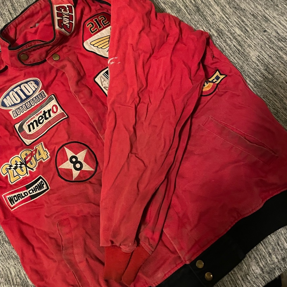 NASCAR Racing NYC 212 World Racing series X Large Red Jacket - Picture 4 of 7